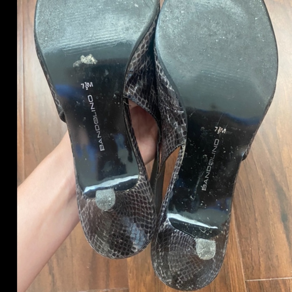 Print Kitten Heels - Picture 4 of 5